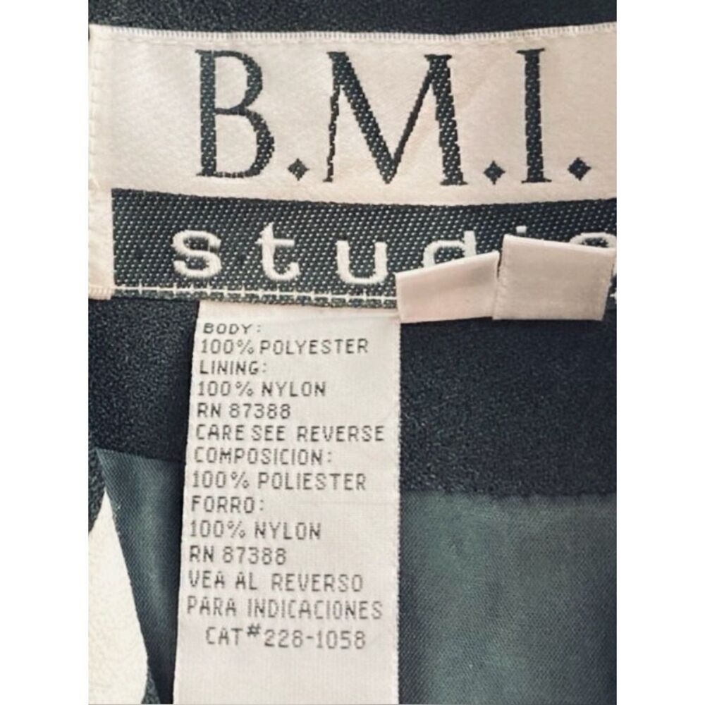 Ben Marc / BMI Studio Stylish Black /White Blazer Size 18 - Picture 4 of 5